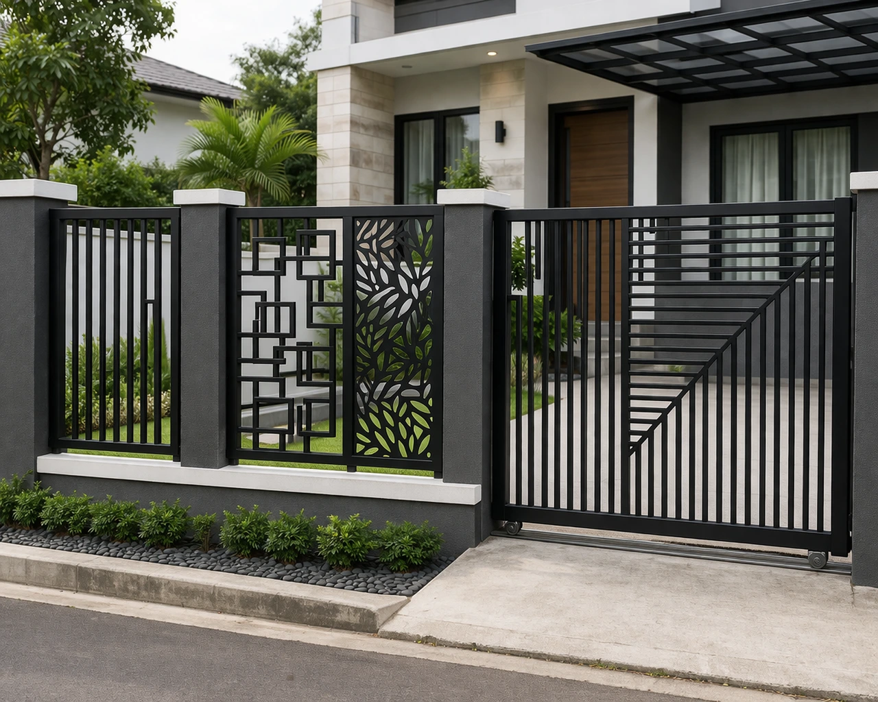 Pagar Besi Hollow Galvanis